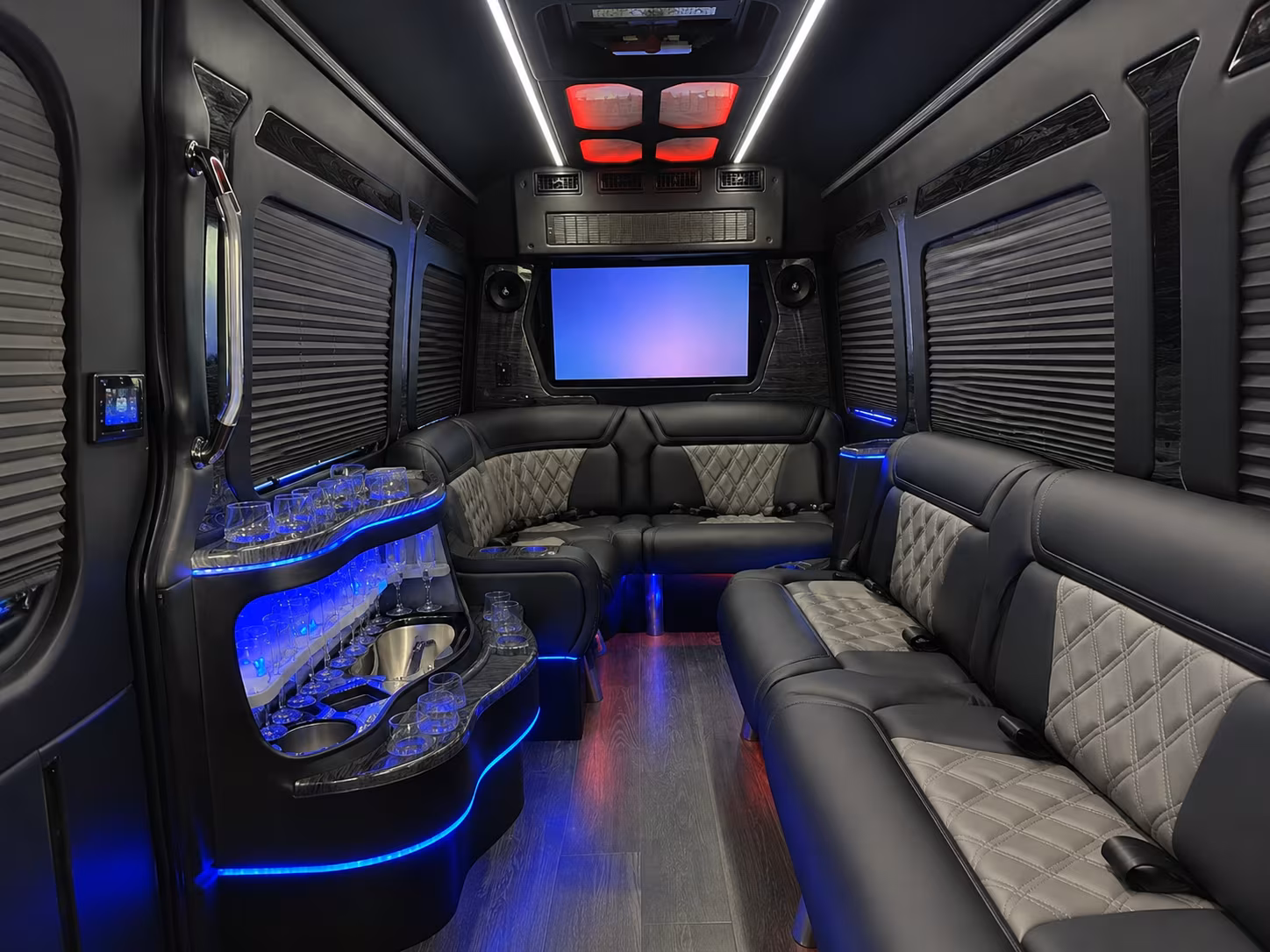 bus rental options for north las vegas trips
