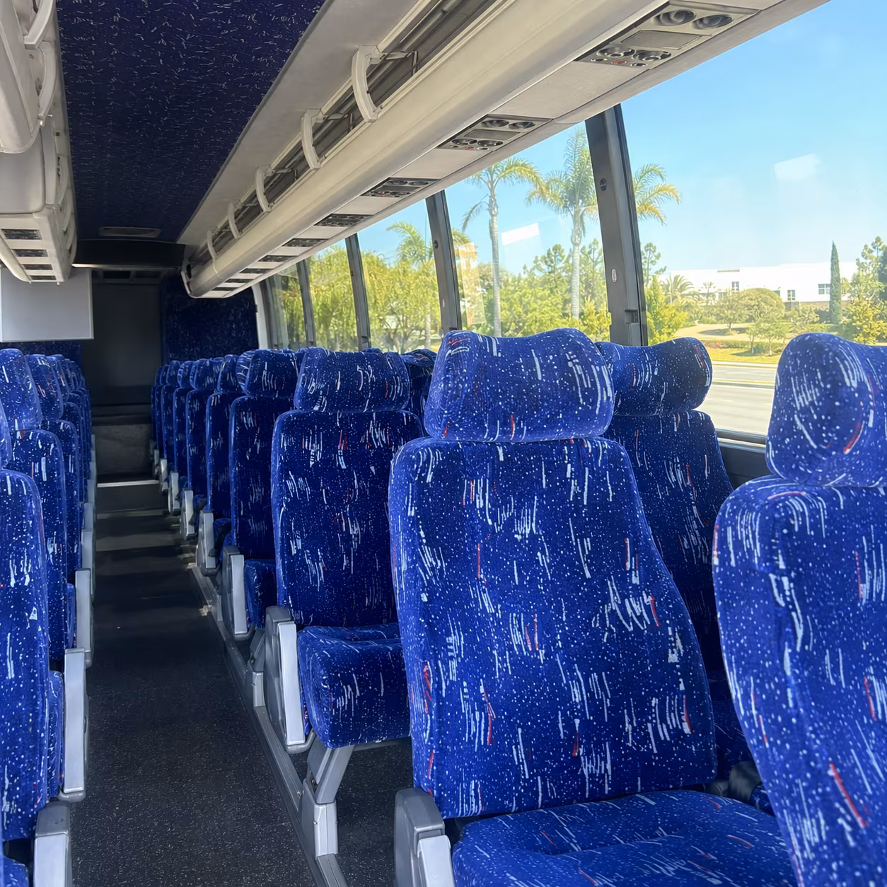 north las vegas charter bus services interior